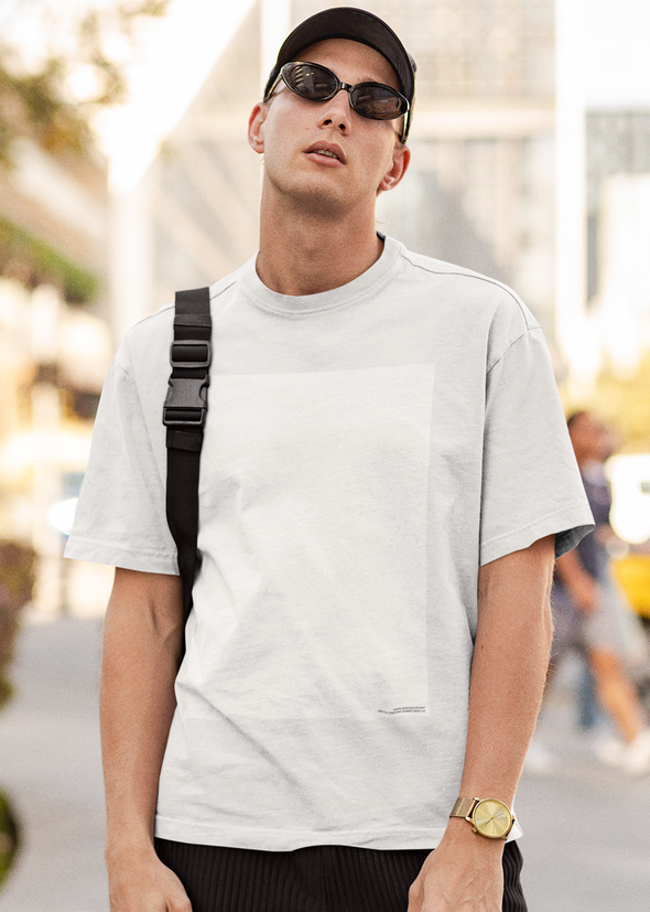 STINK - WHITE HEX CODE #FFFFFF - Men Shirt_White