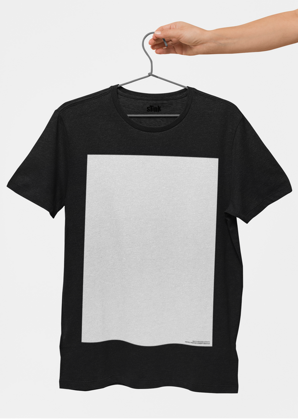 STINK - WHITE HEX CODE #FFFFFF - Men Shirt_Black