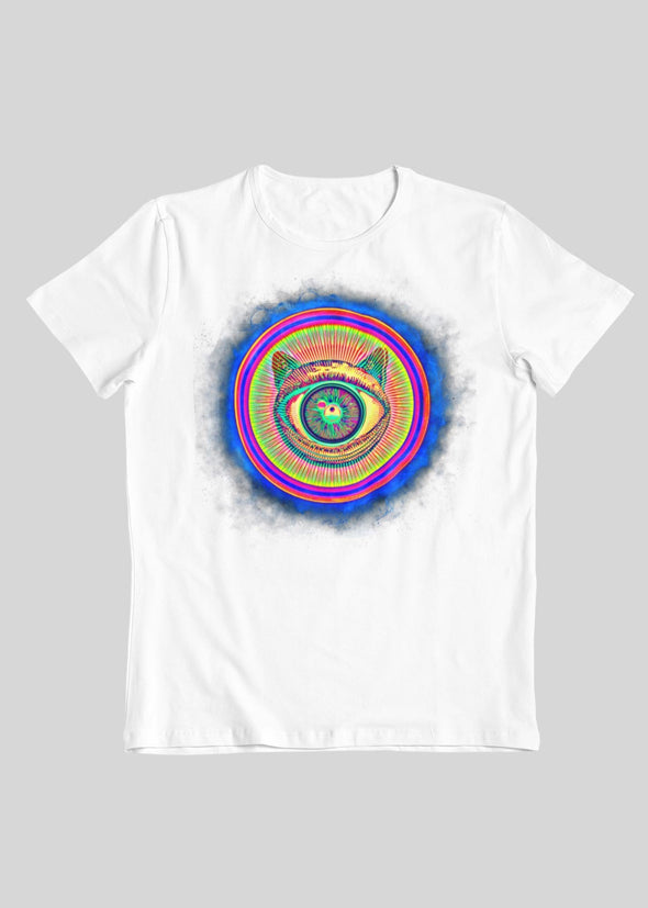 ST!NK - artist Catcult, Cat Eye Sees All - Kids Premium Organic T-Shirt