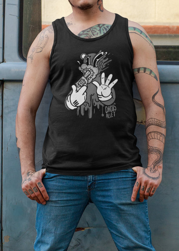 ST!NK - artist CircusAlley - Men Tanktop_Black