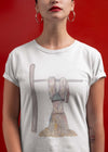 ST!NK - Kulka Ops- Ladies Premium Organic Shirt - Authentic Street Art_White
